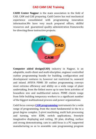 CAD CAM CAE Training