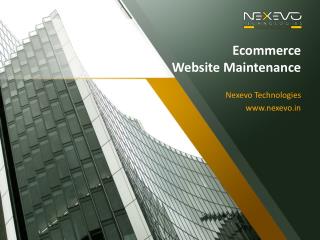 ECommerce Website Maintenance Company Bangalore