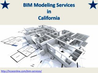 BIM modeling services in California