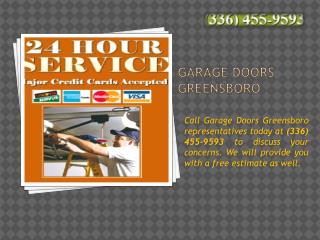 24 Hr Garage Door Repair Greensboro