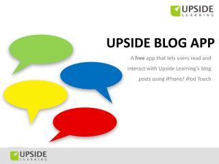 Upside Blog App