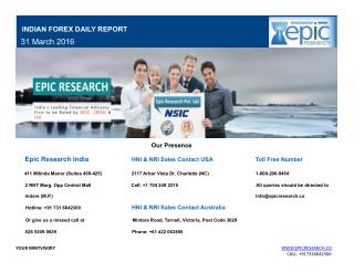 Epic Research Daily Forex Report 31 March 2016