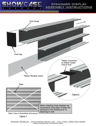 How To Assemble Standard Display Case - DIY Instructions