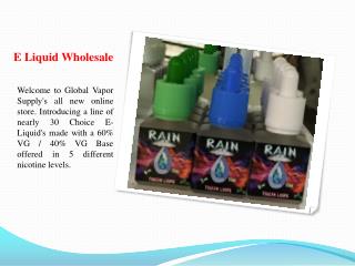 E Liquid Wholesale And Supply USA