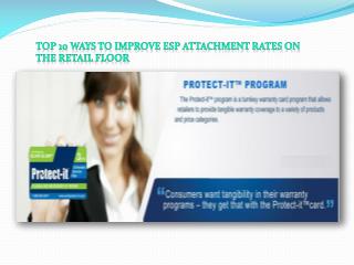 Top 10 Ways To Improve ESP Attachment Rates On The Retail Floor