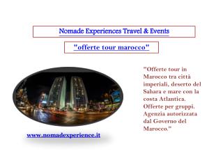 offerte tour marocco