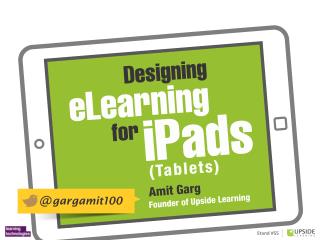 Designing eLearning For iPads