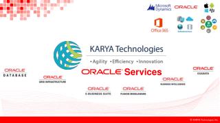 Karya Technologies Provides Oracle Services At Affordable Cost