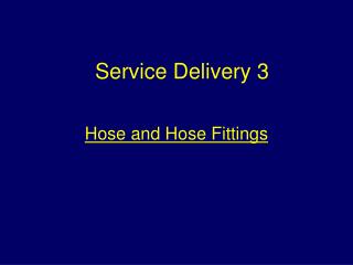 Hose and Hose Fittings