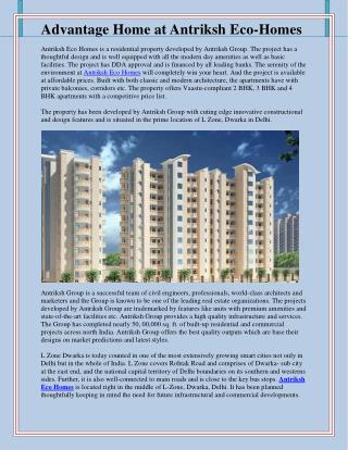 Antriksh eco homes