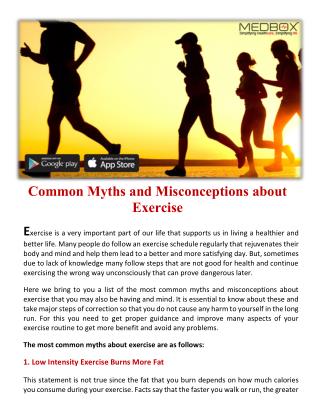misconceptions myths common