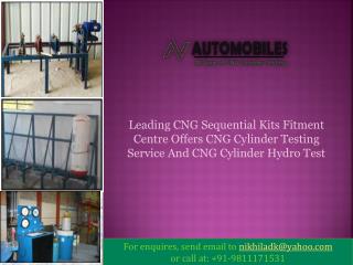 CNG Cylinder Hydro Testing Service in Delhi