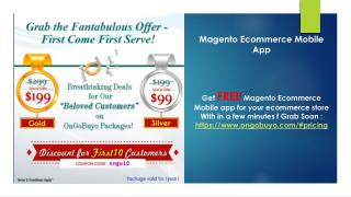 Magento Ecommerce Mobile app