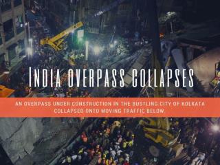 India overpass collapses