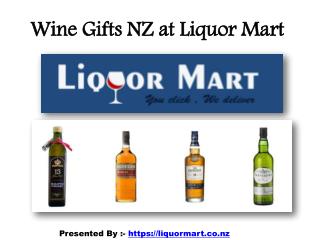 Wine Gifts NZ Online at Liquor Mart