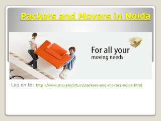 Moveby5th Packers and Movers In Noida CUSTOMIZED SHIFTING SERVICES