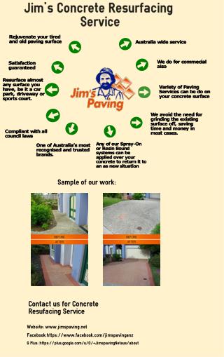 Jim’s Concrete Resurfacing Service