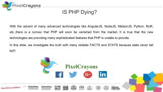 Is php Dying? - Web Development