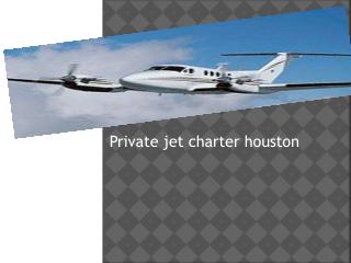 charter jet flights to houston
