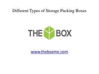 Types of Corrugated Storage Carton Boxes in Dubai, UAE