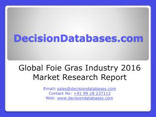 Global Foie Gras Market 2016-2021