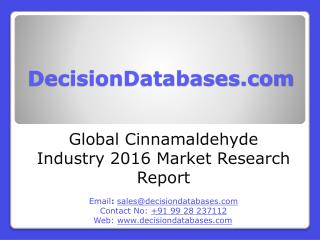Global Cinnamaldehyde Market 2016