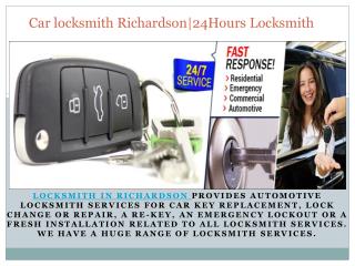Locksmith in Richardson