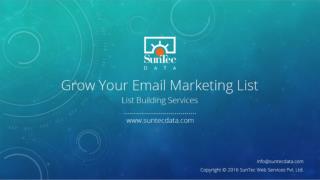 Grow Your Email Marketing List: List Building Services