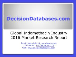 Global Indomethacin Market 2016:Industry Trends and Analysis