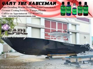 Gary "The Sauceman" Offer Pearl Products at Tampa,Florida.