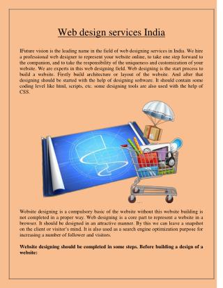 Web design services India