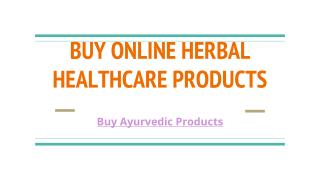Buy Online Herbal Healthcare Products