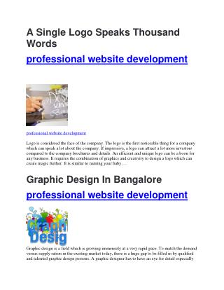 professional website development