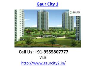Gaur City 1 Housing project Noida Extension