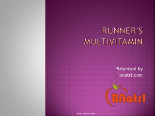 Runners Multivitamin 