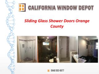 Sliding Glass Shower Doors Orange County
