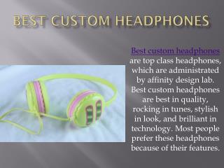 Custom earbuds