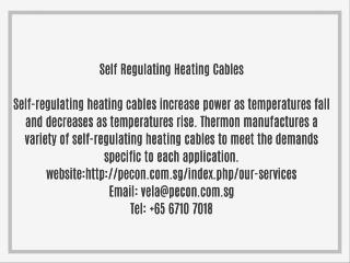 Self Regulating Heating Cables