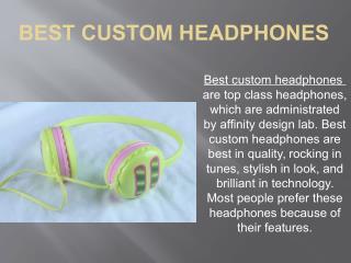 Promotional headphones