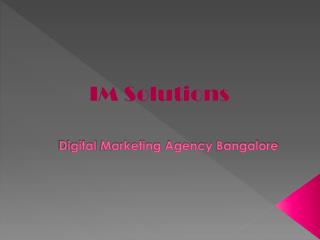 Digital marketing agency Bangalore