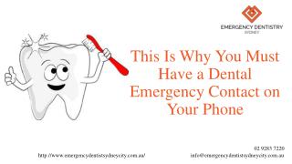 This Is Why You Must Have a Dental Emergency Contact on Your Phone