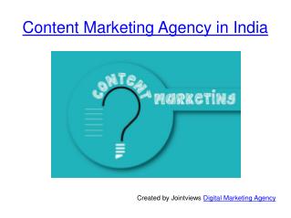 Content Marketing Agency in India