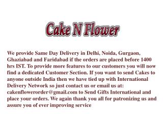 Gift a Cake and Flowers to Someone Special with Love