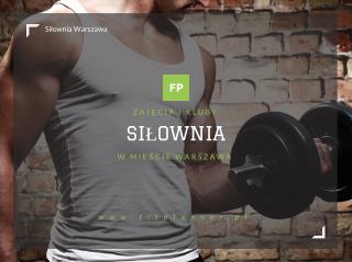 Silownia Warszawa - FitPlanner.pl