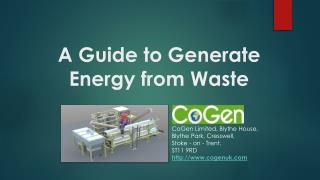 A Guide to Know Process of Generating Energy from Waste