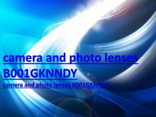 camera and photo lenses B001GKNNDY