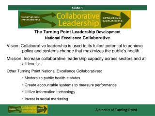 The Turning Point Leadership Development National Excellence Collaborative