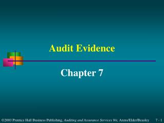 Audit Evidence