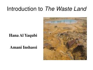 Introduction to The Waste Land