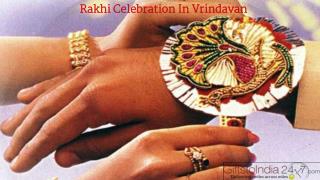 Rakhi celebration in Vrindavan
